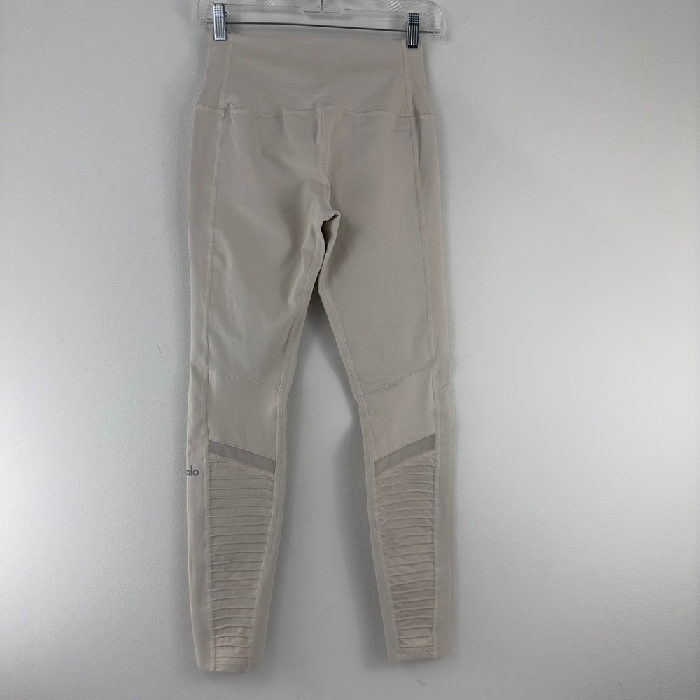 Alo Yoga High-waist‎ Moto Sport leggings with mesh panels - Picture 4 of 10